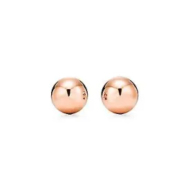 14K R Gold 7mm Ball Earrings