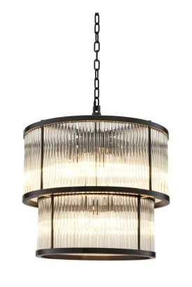 2 Tier Glass Chandelier | Eichholtz Pasadena