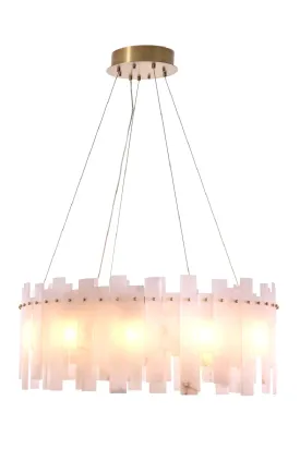 Alabaster Modern Chandelier | Eichholtz Pizzorni