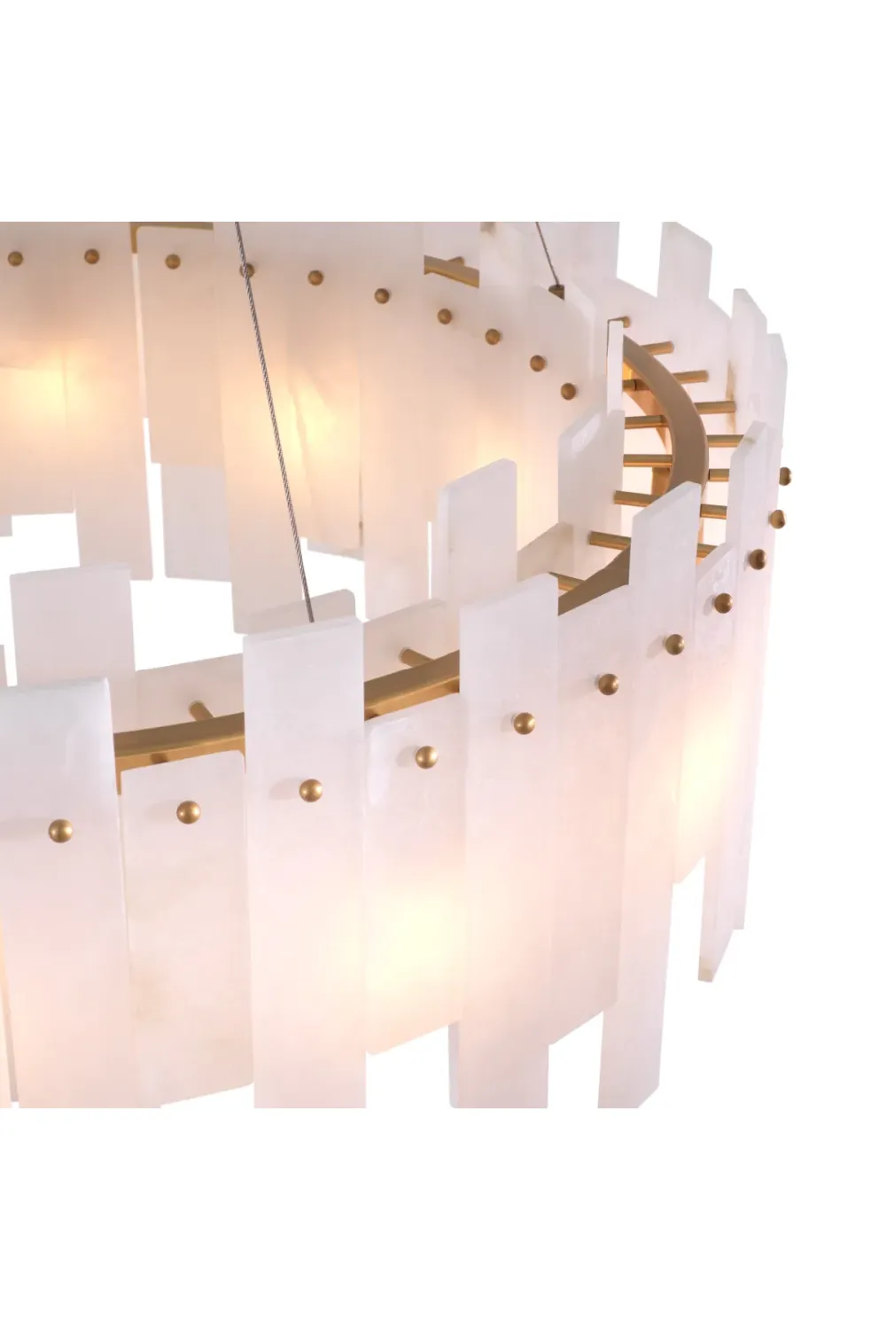 Alabaster Modern Chandelier | Eichholtz Pizzorni