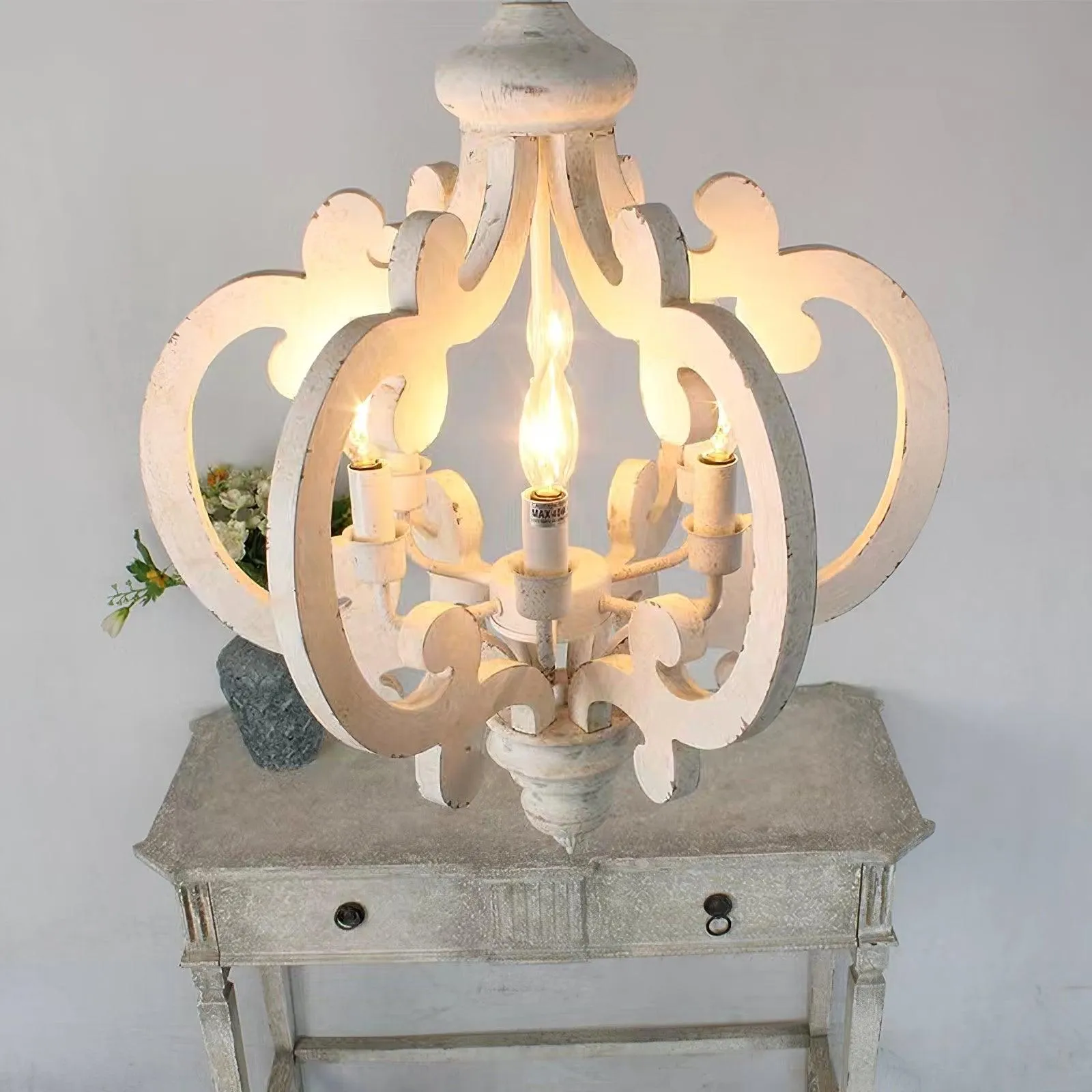 Antique White Style Chandelier