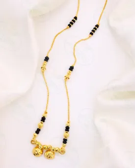 BEAUTIFUL BLACK BEADS WATI PENDANT MANGALSUTRA