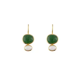 Bianc Cubism Earrings Green