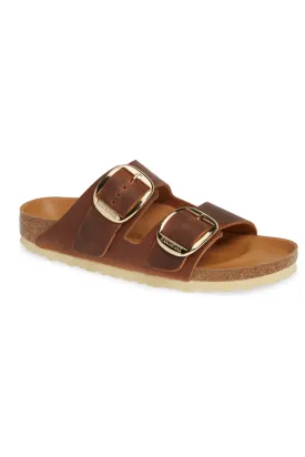 Birkenstock Arizona in Cognac