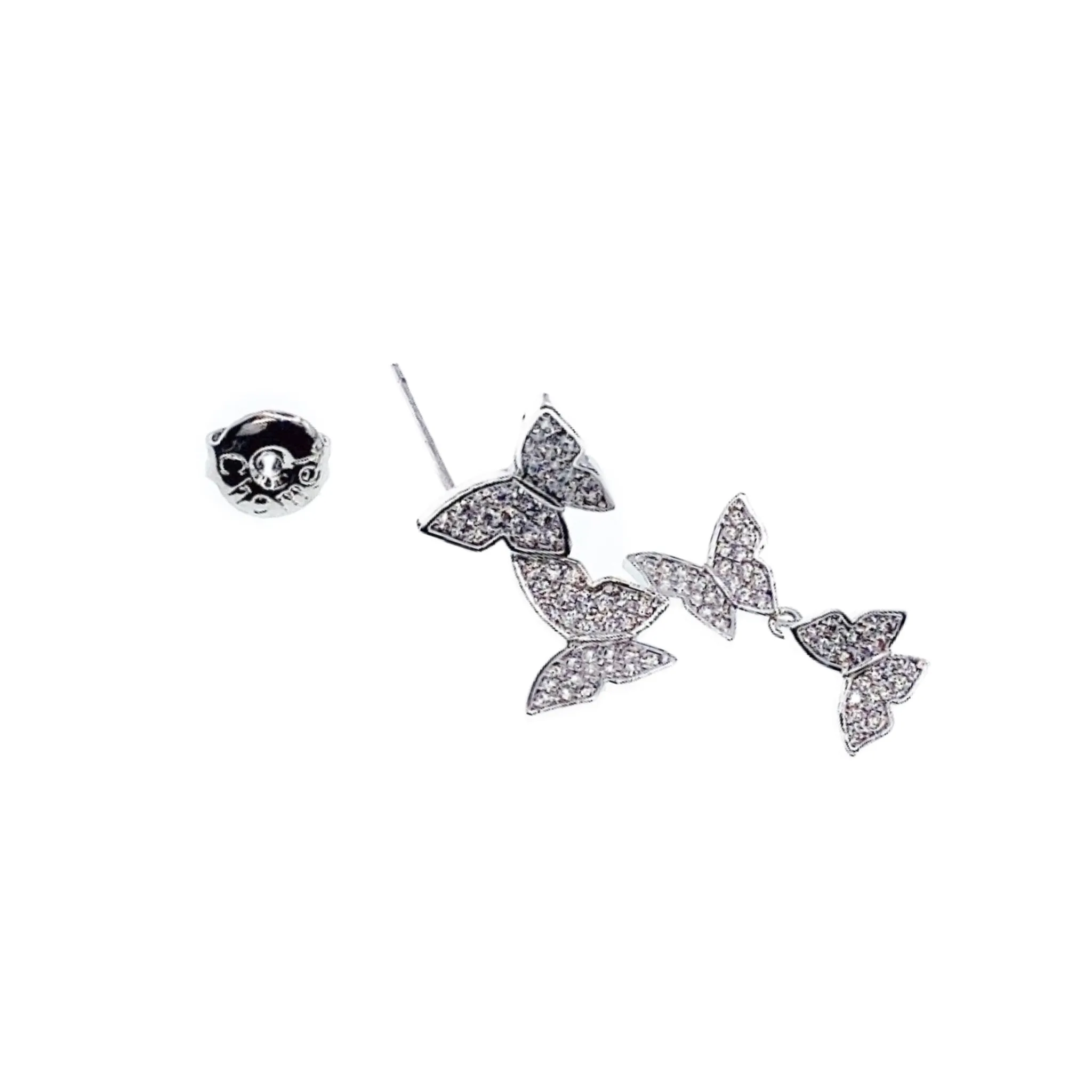 Butterfly Cubic Zirconia Earrings