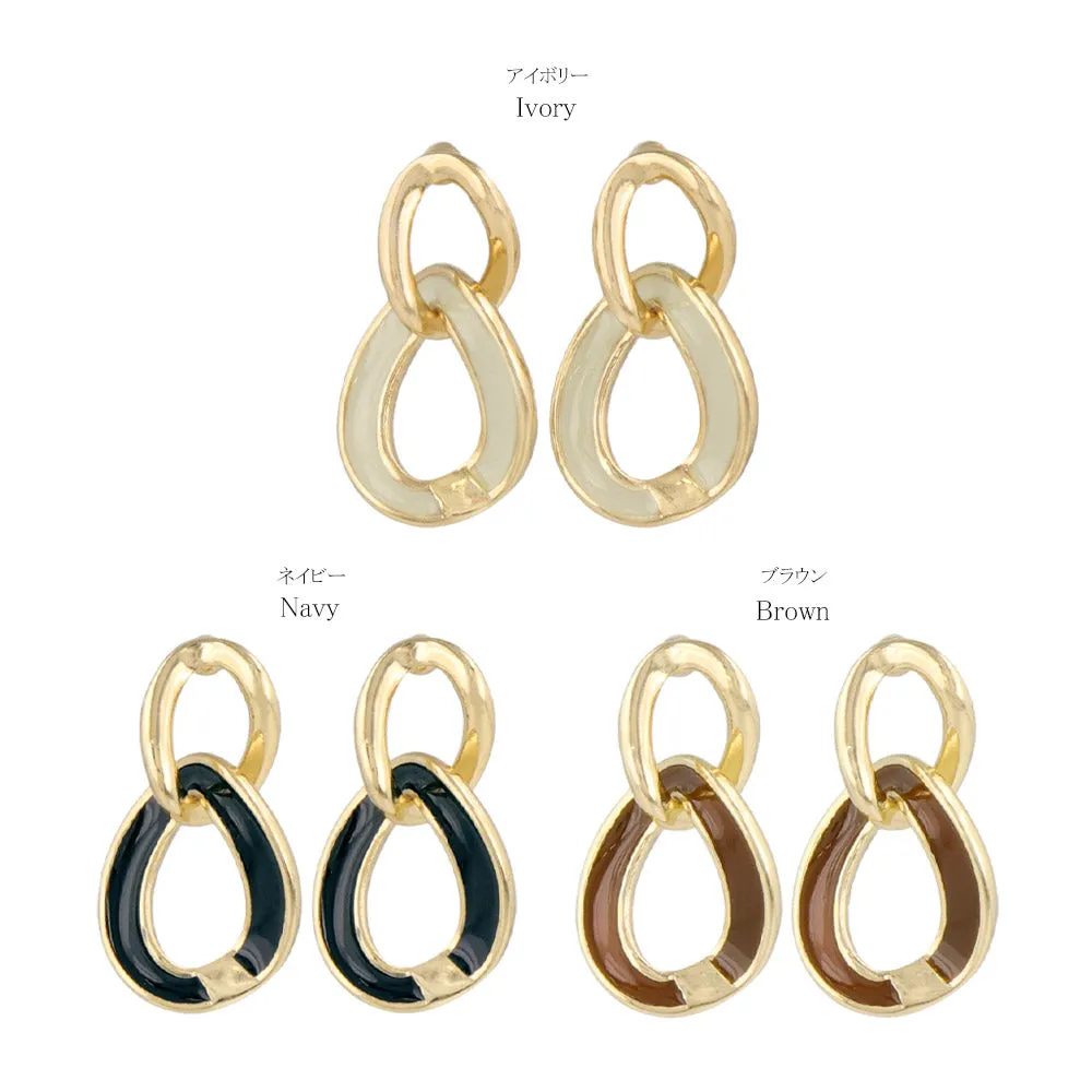 Circle Link Earrings