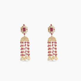 Classic Beads Jhumki Earrings