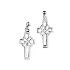 Crosses Silver Earrings E180