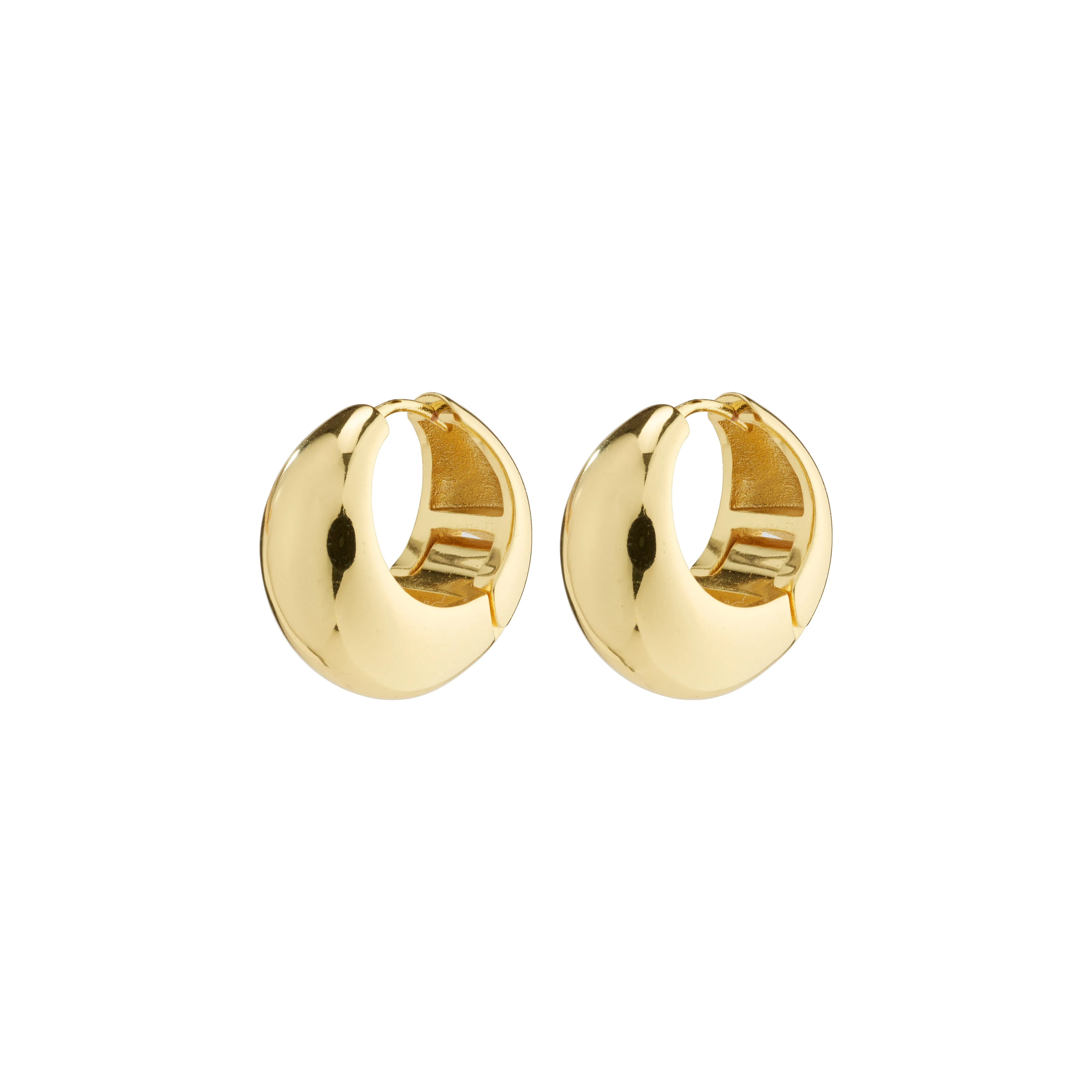 IOANNA recycled chunky hoops gold-plated