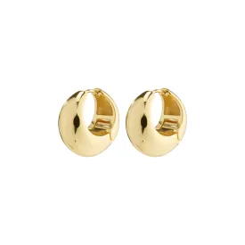 IOANNA recycled chunky hoops gold-plated