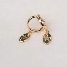 Kath | 18k Gold Plated Huggie Earrings