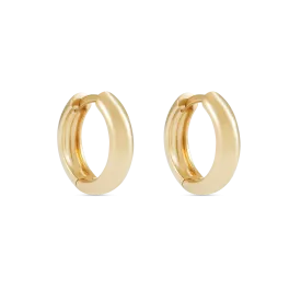 Lumi Hoop Earrings - Solid Gold