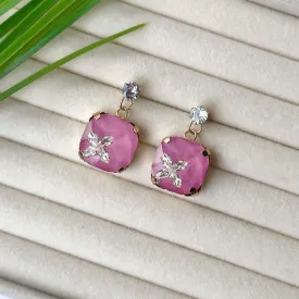 Melissa Earrings (Pink)