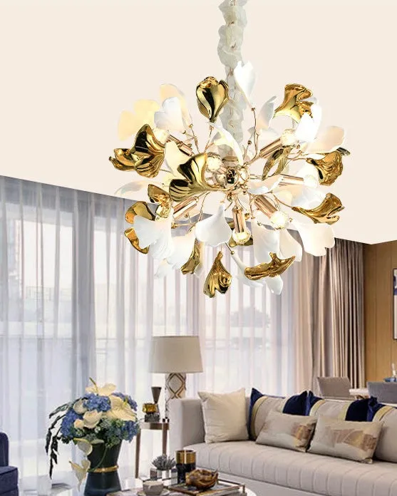 'Orchid Flowers' Chandelier - 55 CM