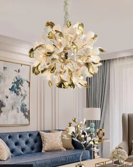 'Orchid Flowers' Chandelier - 55 CM