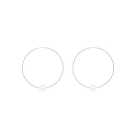 (PRE-ORDER) Naomi Earrings 50mm - Silver