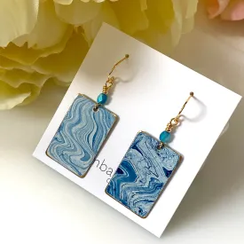 "Blue Splash" Earrings