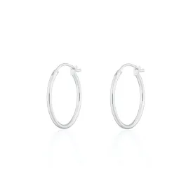 Silver Classic Mini Hoop Earrings