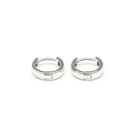 Silver Mini Huggie Earrings