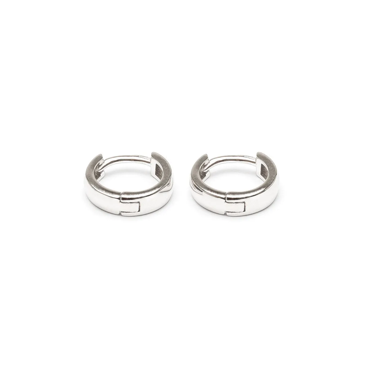 Silver Mini Huggie Earrings