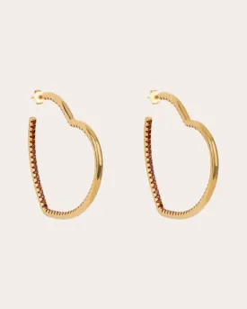 The Darling hoops - gold plated